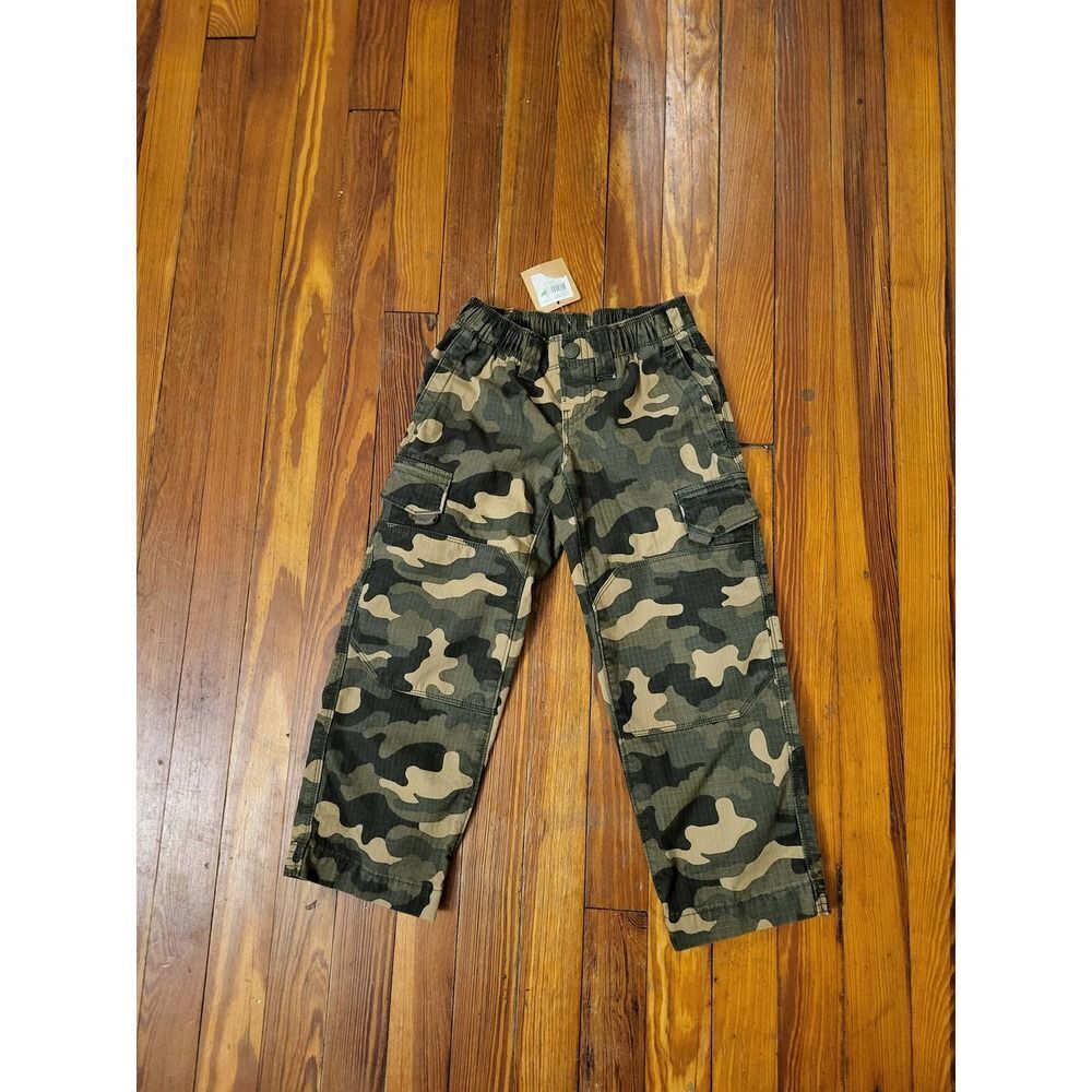 Lands End Camo Pants Youth Size 4 NWT